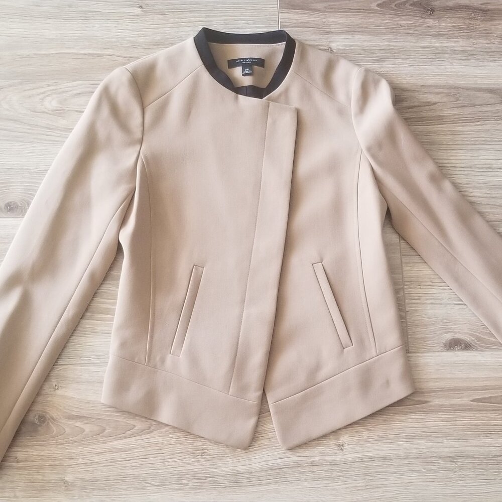 ANN TAYLOR PETITE BLAZER JACKET SIZE 0P